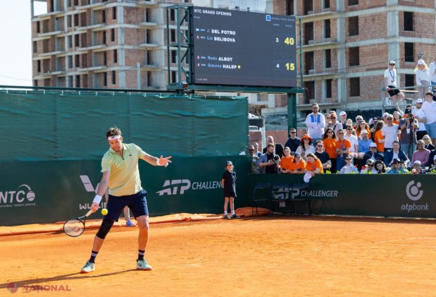 Simona Halep și Juan Martín del Potro, alături de premierul Munteanu la inaugurarea Centrului Național de Tenis din Chișinău