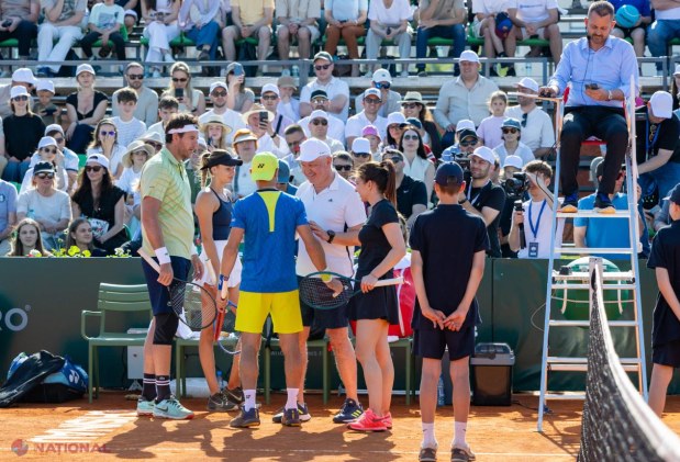 Simona Halep și Juan Martín del Potro, alături de premierul Munteanu la inaugurarea Centrului Național de Tenis din Chișinău