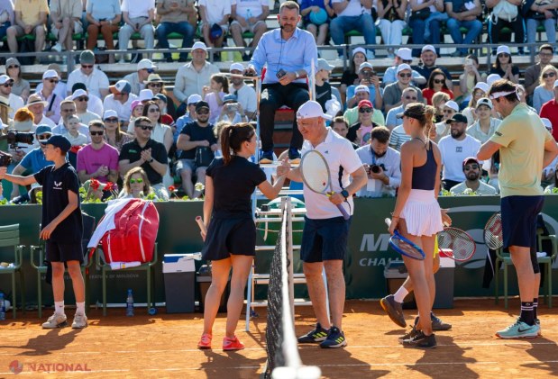 Simona Halep și Juan Martín del Potro, alături de premierul Munteanu la inaugurarea Centrului Național de Tenis din Chișinău
