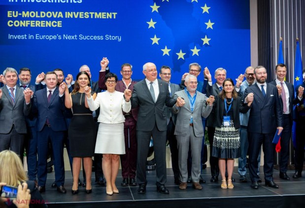 Peste 1 miliard de euro pentru Republica Moldova, anunțați la conferința de investiții UE-Moldova de la Chișinău