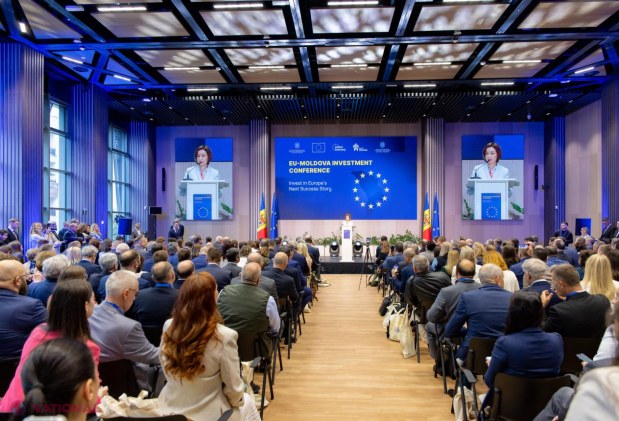 Peste 1 miliard de euro pentru Republica Moldova, anunțați la conferința de investiții UE-Moldova de la Chișinău