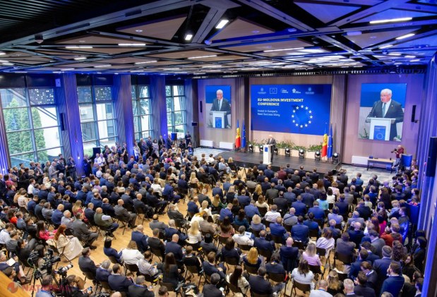 Peste 1 miliard de euro pentru Republica Moldova, anunțați la conferința de investiții UE-Moldova de la Chișinău