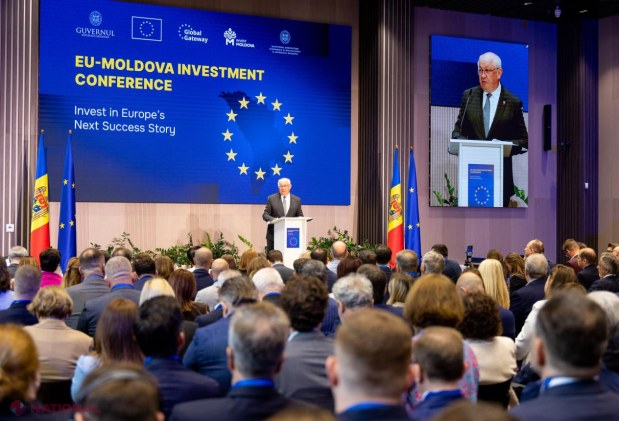 Peste 1 miliard de euro pentru Republica Moldova, anunțați la conferința de investiții UE-Moldova de la Chișinău