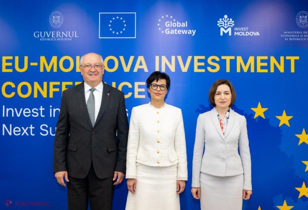 Peste 1 miliard de euro pentru Republica Moldova, anunțați la conferința de investiții UE-Moldova de la Chișinău