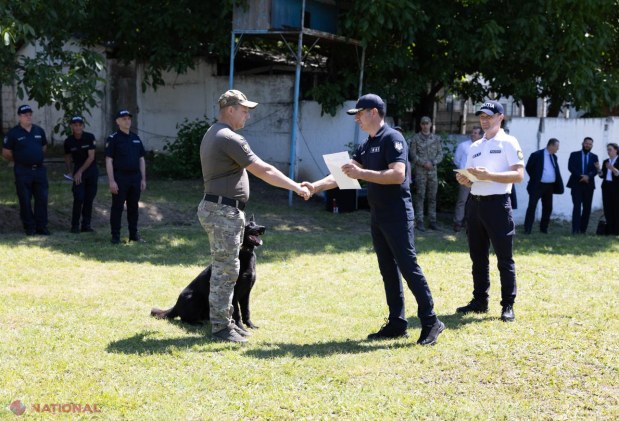 Polițiștii chinologi ai IGP, premiați de Ziua Internațională a Chinologului pentru misiunile alături de câinii de serviciu