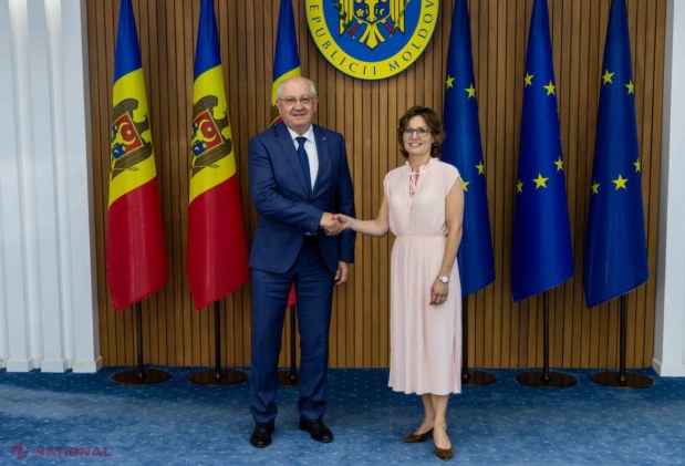 Poluarea Nistrului după atacurile rusești de la Novodnestrovsk, pe masa discuțiilor dintre premierul Alexandru Munteanu și Comisara europeană pentru mediu