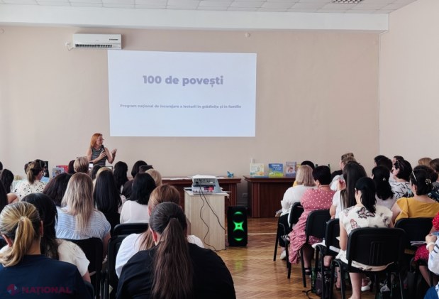 Profesorii din grădinițe, pregătiți să devină formatori în cadrul programului „100 de povești citite”