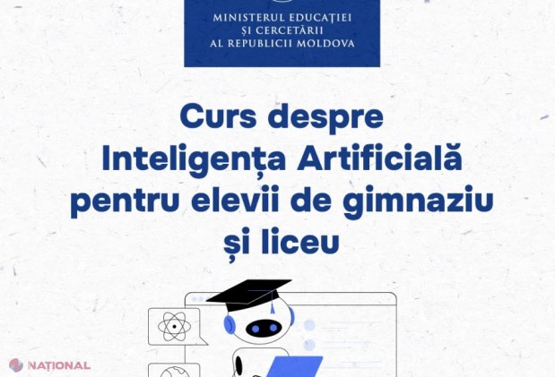UNICEF și Ministerul Educației lansează un curs video prin care elevii învață să folosească inteligent și responsabil inteligența artificială în procesul de învățare