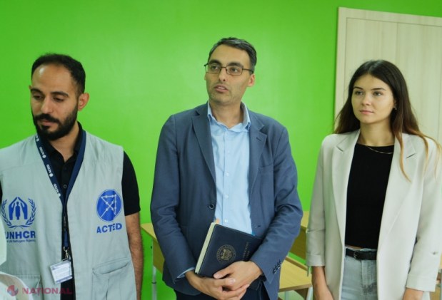 Cabinet modern pentru elevii refugiați ucraineni, inaugurat la Gimnaziul „Taras Șevcenko” din Chișinău