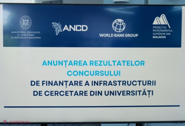 9,25 milioane de euro pentru modernizarea infrastructurii de cercetare în trei universități din Republica Moldova
