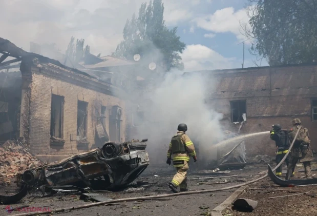Rusia lovește din nou orașul Sumî cu bombe ghidate: infrastructură civilă distrusă în centrul localității