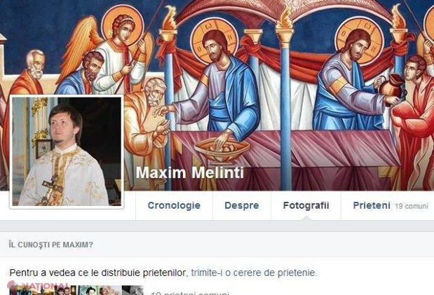 Preot, pe Facebook