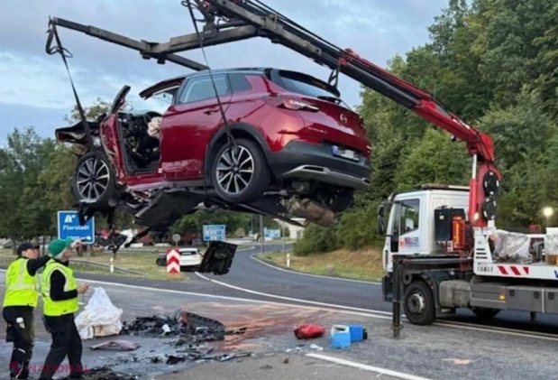Doi morți și patru răniți grav, între care trei copii, după un impact frontal pe contrasens pe o autostradă din vestul Germaniei