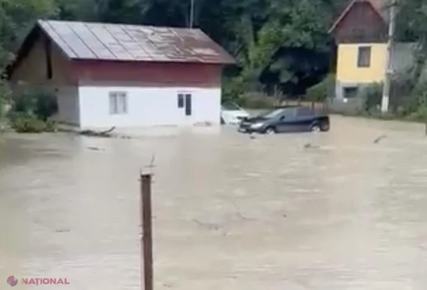 Viitura lovește Provița după inundațiile din Bușteni: un pârâu aproape secat a ieșit din albie în câteva minute