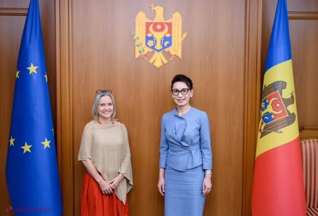 Corina Călugăru discută cu reprezentanta UNHCR la Chișinău despre cooperarea în gestionarea și integrarea refugiaților în Republica Moldova