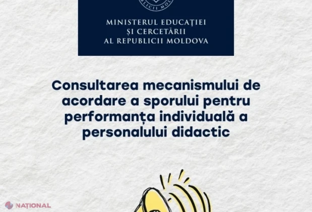Ministerul Educației cheamă profesorii să-și spună opinia pentru schimbarea modului de acordare a sporului de performanță individuală