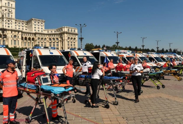 Ambulanța Română la 120 de ani: paradă cu 50 de autospeciale și consultații medicale gratuite în București