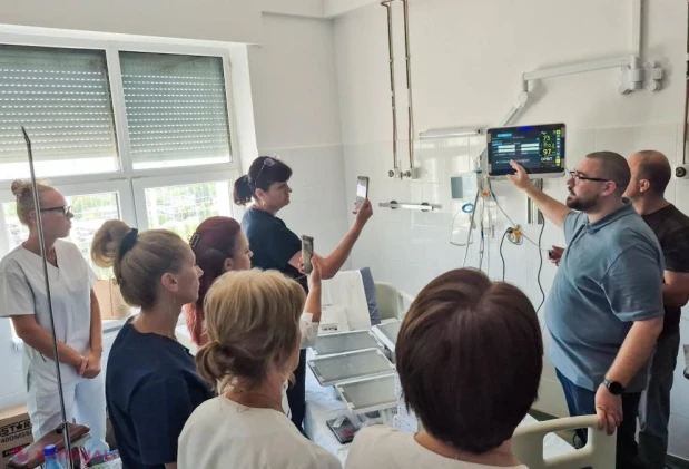 Sistem modern de monitorizare continuă a pacienților cu AVC, instalat la Spitalul Județean Galați