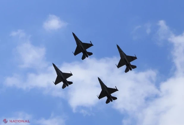 Ro-Alert la Tulcea, după ce MApN a ridicat F-16 în aer pentru ținte suspecte lângă granița cu Ucraina