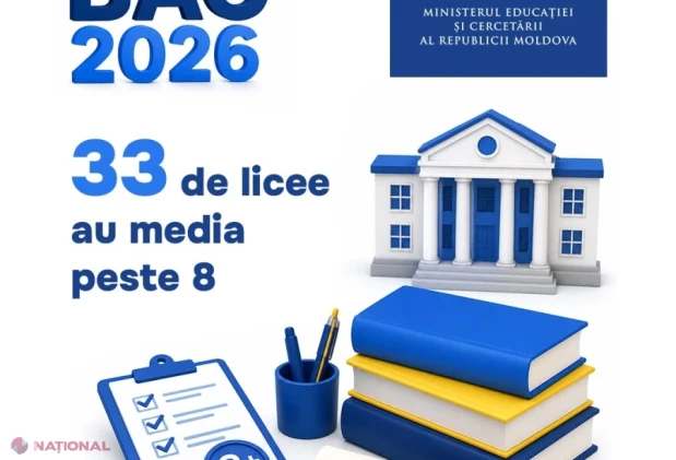33 de licee din țară au depășit media generală 8 la bacalaureatul 2026, pe fondul creșterii performanțelor școlare