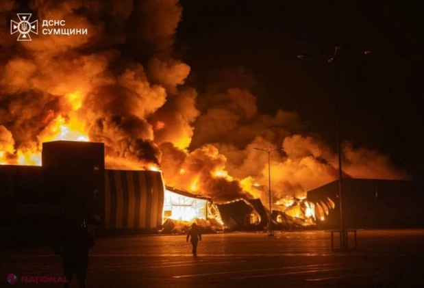 Atac rusesc cu bombe ghidate asupra orașului Sumî: un mort, mai mulți răniți și distrugeri ale infrastructurii civile