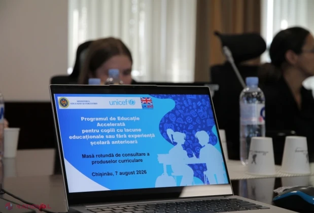 Program de Educație Accelerată pentru copiii în afara școlii, pilotat din 2026 în șapte instituții din R. Moldova