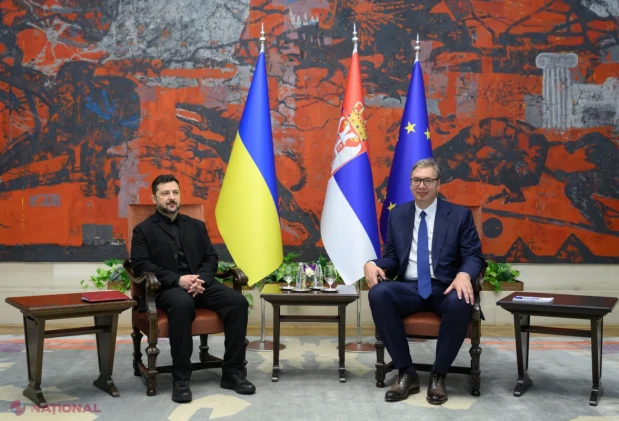 Zelenski, la prima vizită la Belgrad, către Vučić: „Ucraina e în război şi nu are timp pentru scepticism faţă de UE”
