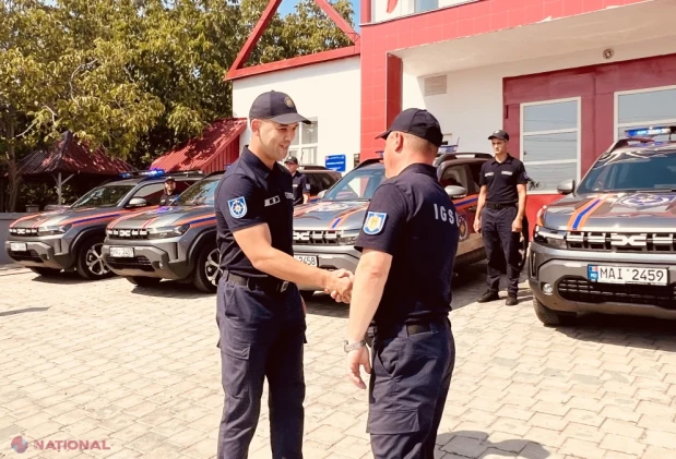 IGSU din Găgăuzia, dotat cu cinci autospeciale Dacia Duster cumpărate cu sprijinul Uniunii Europene