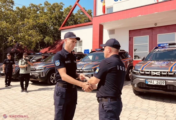 IGSU din Găgăuzia, dotat cu cinci autospeciale Dacia Duster cumpărate cu sprijinul Uniunii Europene