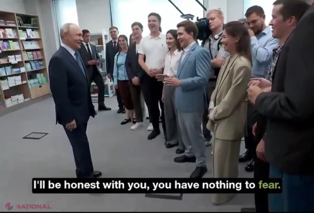 Putin, la Universitatea din Novosibirsk: „Nu mi-a fost frică niciodată de nimic”, nici de „ameninţările” inteligenţei artificiale