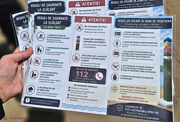 Polițiștii de frontieră atenționează: reguli simple de siguranță pe malul Prutului pentru o vară fără incidente