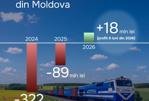 Calea Ferată din Moldova trece pe profit după ani de pierderi: salarii plătite la zi și datorii istorice stinse integral