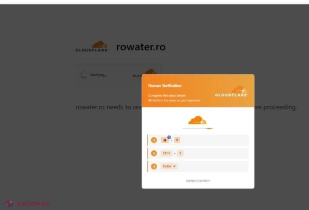 Site-ul Apelor Române, închis după un atac cibernetic ce imita verificările Cloudflare și infecta calculatoarele utilizatorilor
