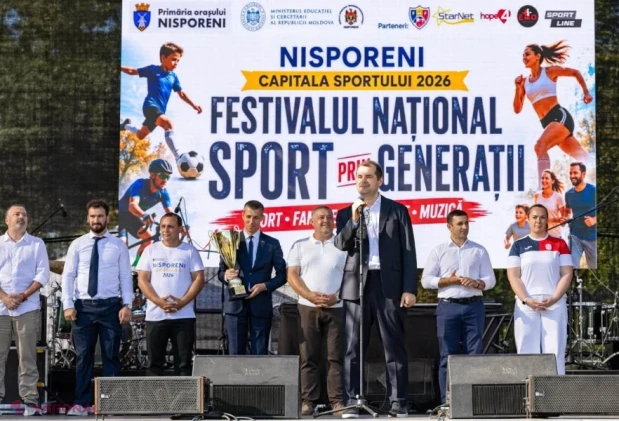 Nisporeni devine Capitala Sportului 2026: festivalul „Sport prin Generații” unește familii și comunități din toată țara