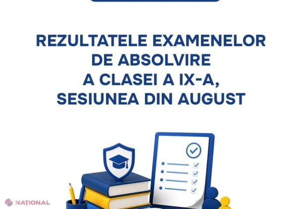 Rezultate mai bune la examenele de absolvire a clasei a IX-a: rata de promovare a crescut după sesiunea din august