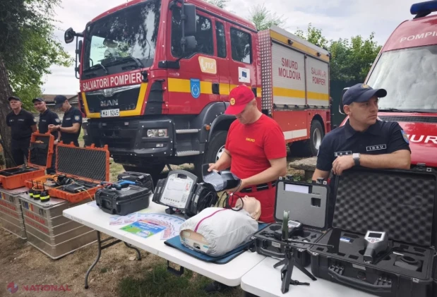 Salvatorii IGSU au învățat tinerii din Bălți cum să fie în siguranță la Festivalul Zilei Internaționale a Tineretului