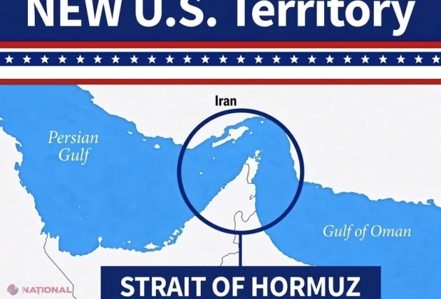 Donald Trump transformă Strâmtoarea Ormuz în „nou teritoriu american” pe o hartă publicată pe Truth Social