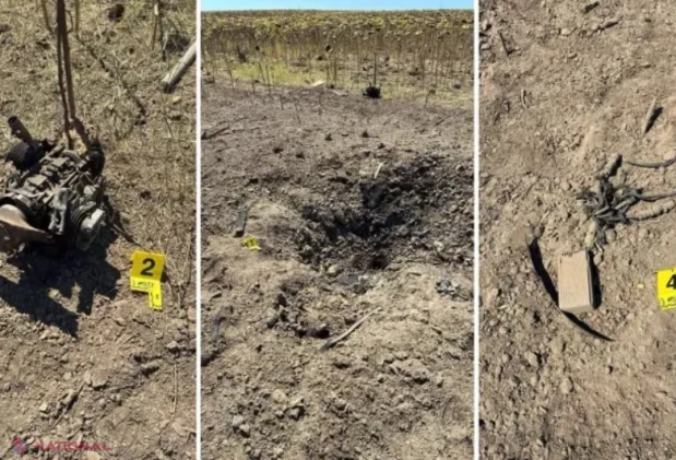 Drone ruseşti au încălcat spaţiul aerian al Republicii Moldova: explozie lângă Giurgiuleşti şi incendiu la frontieră după atacurile asupra Ucrainei