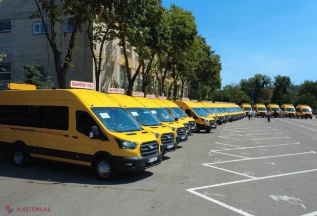 Moldova investește 67 de milioane de lei în 57 de microbuze școlare noi pentru elevii din 30 de raioane și UTA Găgăuzia