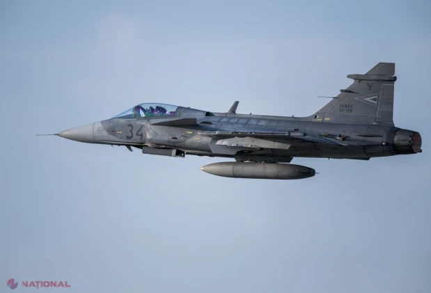 Avion militar Gripen al armatei maghiare s-a prăbușit lângă Szolnok, pilotul s-a catapultat și este în stare stabilă