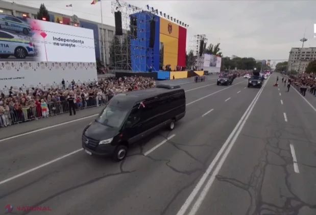 Maia Sandu şi Nicuşor Dan, împreună la parada militară de Ziua Independenţei Republicii Moldova la Chişinău