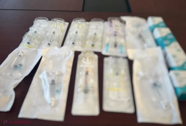 Produse cosmetologice injectabile nedeclarate, găsite în bagajul unei pasagere pe ruta Kiev–Chișinău