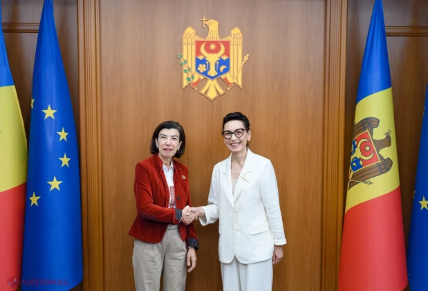Corina Călugăru și reprezentanta UNFPA la Chișinău stabilesc noile priorități ale parteneriatului pentru reziliență demografică și egalitate de gen în Moldova