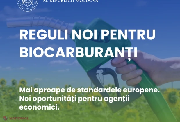 Moldova introduce reguli europene pentru biocarburanți și deschide noi oportunități pentru agenții economici