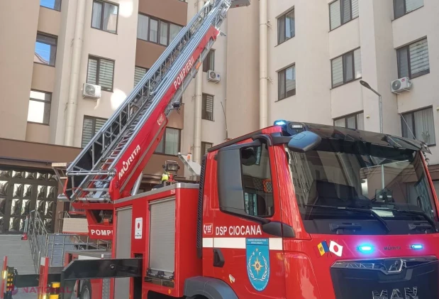 Salvatorii IGSU au scos în siguranță o fetiță de 2 ani rămasă singură într-un apartament din Chișinău