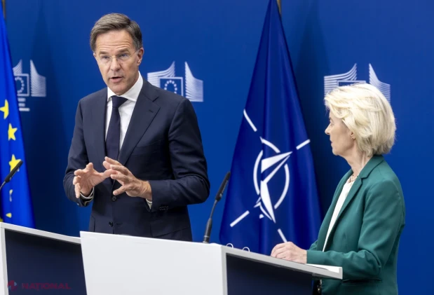 Ursula von der Leyen: UE şi NATO vor intensifica presiunea asupra Rusiei. Mark Rutte: Rusia a devenit tot mai nesăbuită