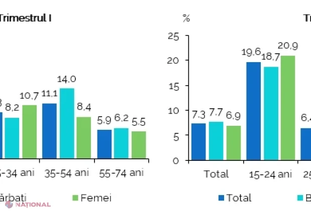 BNS: Ocuparea a crescut cu 5,9%, iar rata șomajului a scăzut la 7,3% în trimestrul II 2026