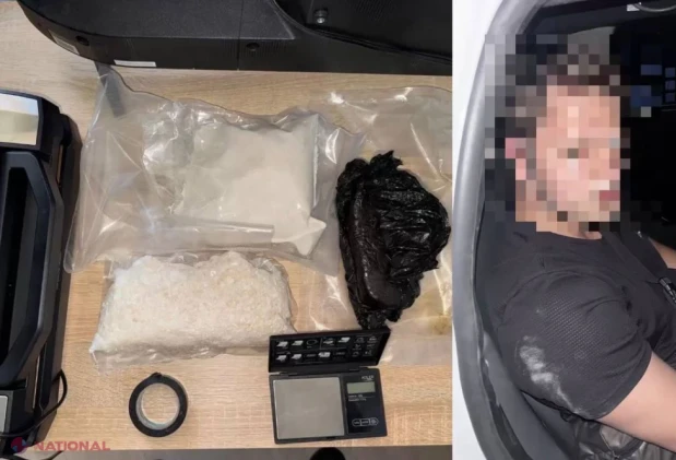 Doi cetățeni ai Ucrainei, reținuți la Chișinău după ce polițiștii au ridicat 12 kg de droguri