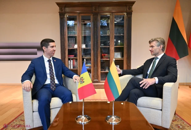 Mihai Popșoi și omologul său lituanian au discutat la Vilnius despre aderarea Republicii Moldova la UE și cooperarea bilaterală