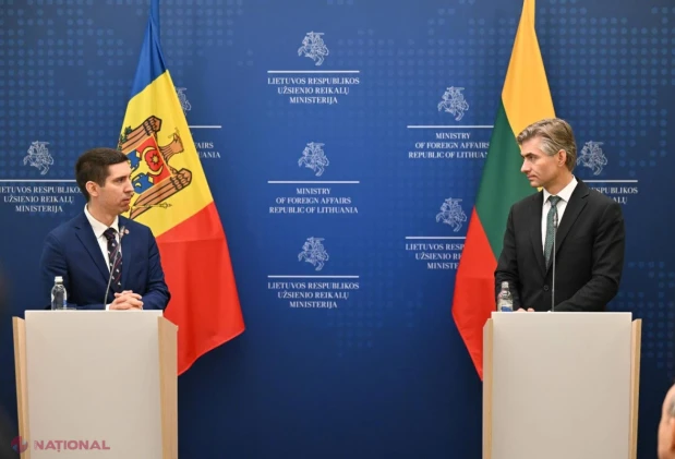 Mihai Popșoi și omologul său lituanian au discutat la Vilnius despre aderarea Republicii Moldova la UE și cooperarea bilaterală